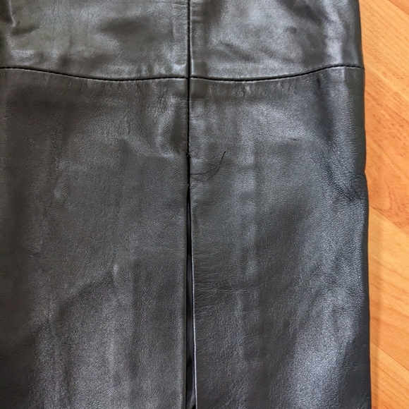 Oasis Leather skirt - Picture 3 of 7